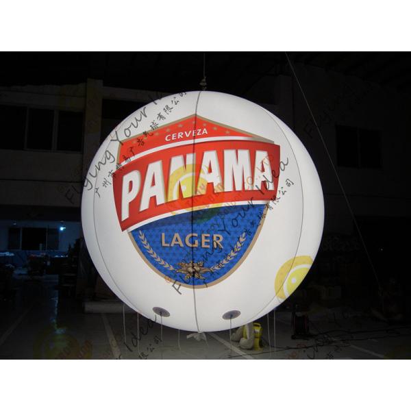 Customized Inflatable Advertising Balloon , LED Light Inflatable Helium Balloon
