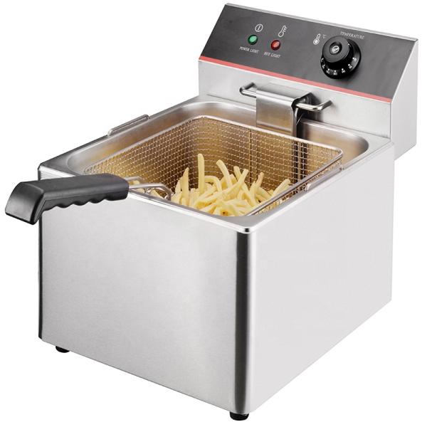 Непривязчивые газовые фритюрники для коммерческих отелей Промышленная фритюрная машина после обслуживания