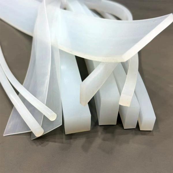 Waterproof Anti-noise Flat Rectangular Solid Sealing 5mm Silicone Rubber Seal Strip