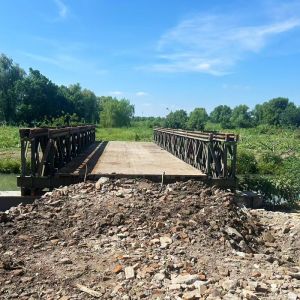 Acrow Temporary Bridge / Steel Suspension Bridge