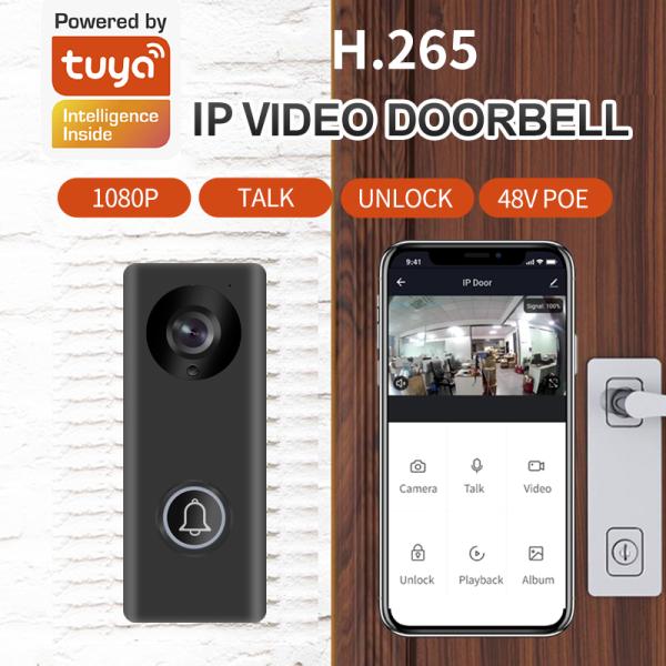 Дуплексное инфракрасн камеры дверного звонока беседы 1080P умное Wifi не отрезало никакое отступление цвета