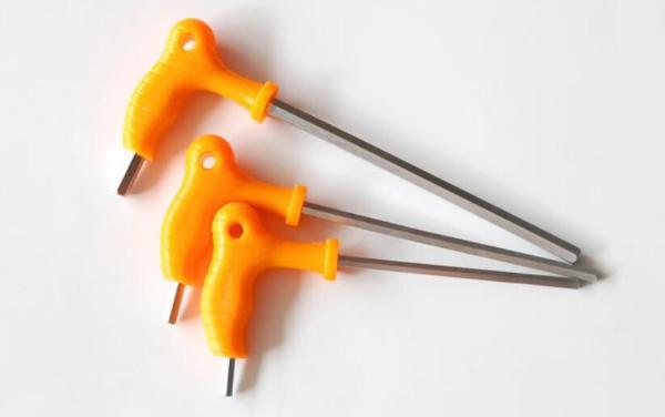 Walking stick type flat head hexagon socket