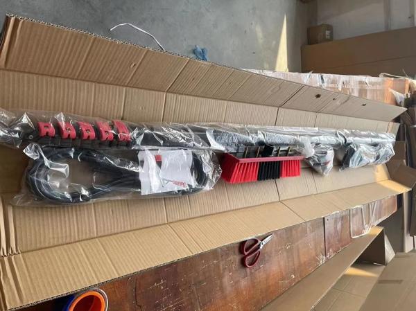 Custom 12-36ft Aluminum Telescopic Water Fed Pole Kit Solar Panel Cleaning Brush Window Washing System With Portable Water Tank