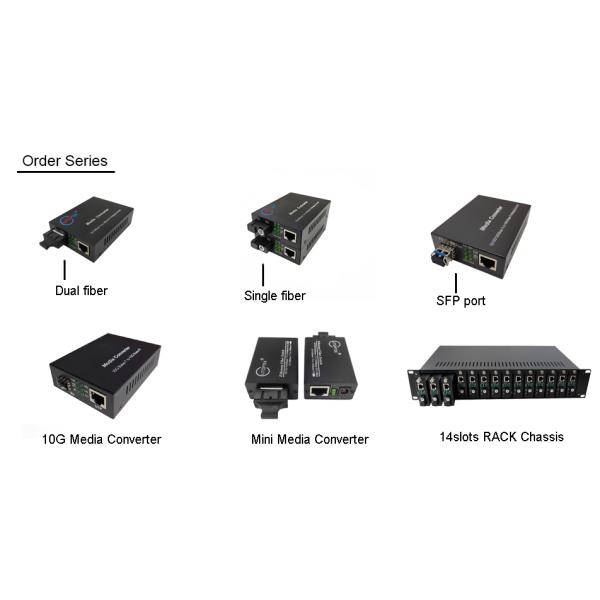 14slots Media converter RACK Chassis Mount 19inch 2U dual AC power for CCTV Network using