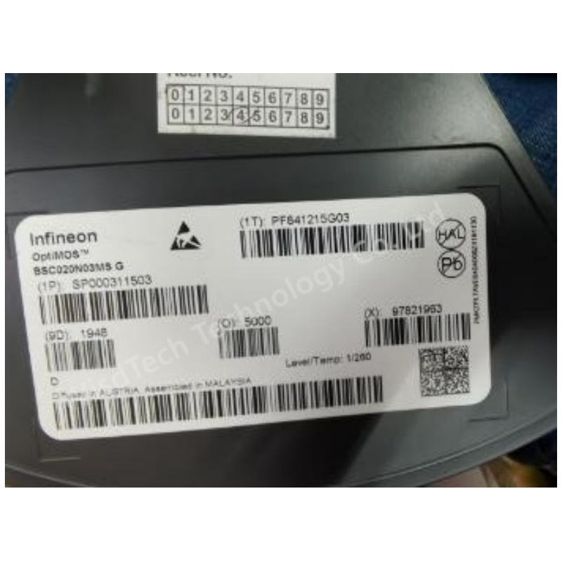 BSC020N03MSG MOSFET N-Ch 30V 100A TDSON-8 OptiMOS 3M Np Канал Мосфета