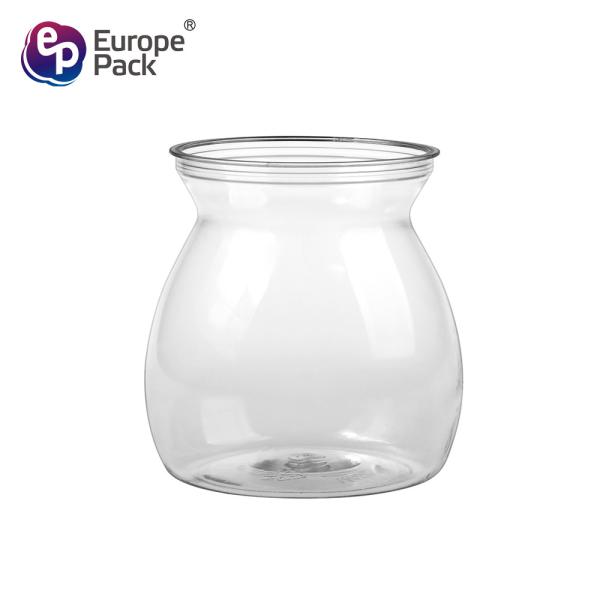 Europe-Pack plastic cups yogurt and dessert cup with lids of party