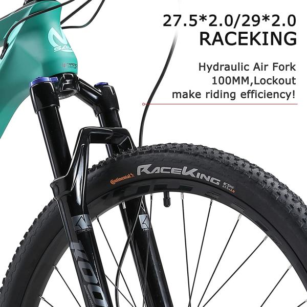 Dark Green SHIMANO Hardtail Mountain Bikes , 22S Sava Mtb 27.5