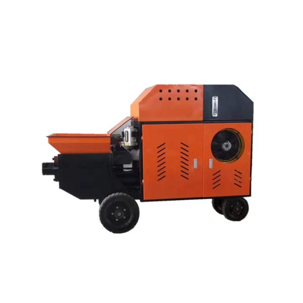 7-9m3/H Small Portable Concrete Pumping Machine 2 Cylinders