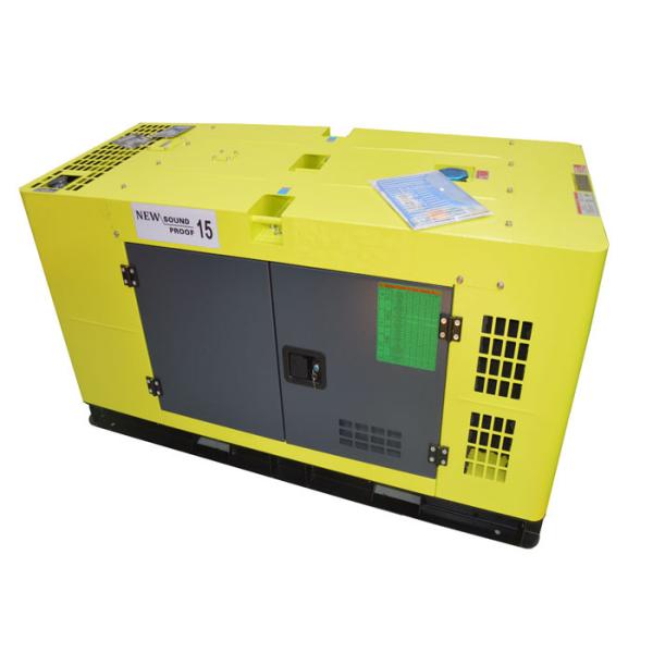 8kw Water Cooled Electric Silent Generator Set 10kva With Diesel Engine , 50/60HZ Frequency