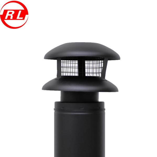 As fibras cerâmicas dobro de 10 de 250mm alinharam a tubulação isolada da chaminé do fogão