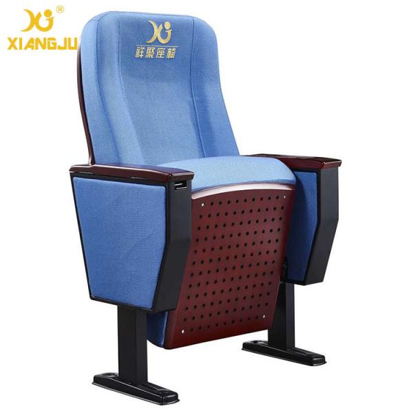 Folding Retractable Patent Design Church Auditorium Seating With Hole Painted Seat