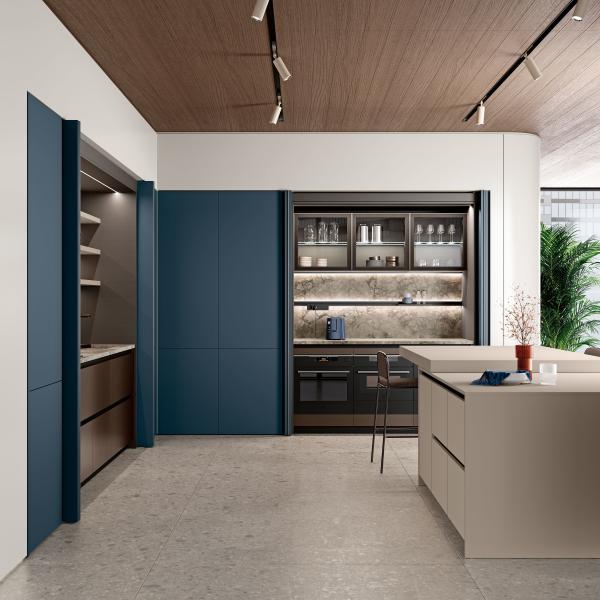 Armários de luxo personalizados Armários de cozinha de mobiliário de design Armário de cozinha Armário de cozinha moderno
