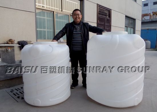 500 Liter Water Tank Blow Molding Machine , All Electric Extrusion Molding Machine SRB120Z