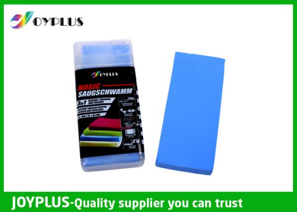 Blue Color Car Wash Mitt , Microfiber Cloths For Car Cleaning Polishing HO0310