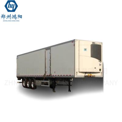 Special 30 Ton Semi Freezer Trailer Truck For Frozen Goods Transport Preservation Equipment
