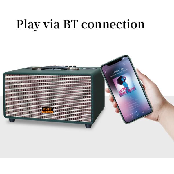Bluetooth Outdoor Portable Speaker 6.5 Inch Karaoke Loudspeaker With Usb Port