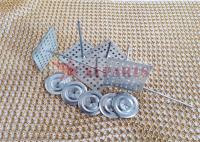 O quadrado carimbado do aço 50mm do metal perfurou os pinos baixos da isolação de lãs de rocha