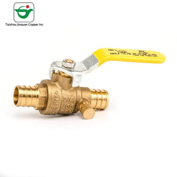 Standard High Pressure 1/2''X1/2'' Copper To Pex Ball Valve