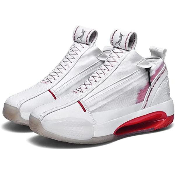 Huacud Outdoor Basketball Shoes Manmade Sole Workout Sneakers