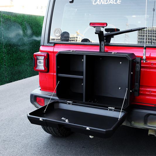 Jeep JL Rear Door Storage Box for Off-Road Upgrades and Modifications for Wrangler JK