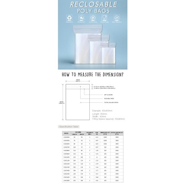 Compostable Eco Bio Reclosable Biodegradable LDPE Zipper Storage Plastic Poly Bags For Jewelry, Pills, Accessories