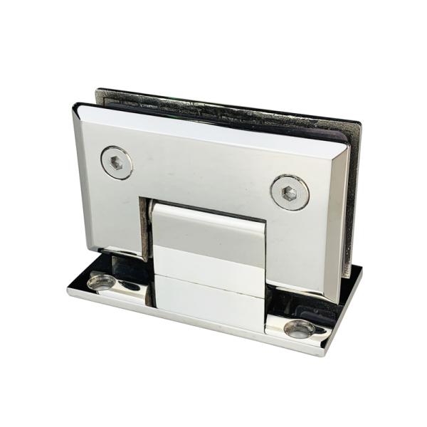 Нержавеющая сталь без рамы стеклянный панцирь для 90 градусов ванной душевой в гостиничной обстановке