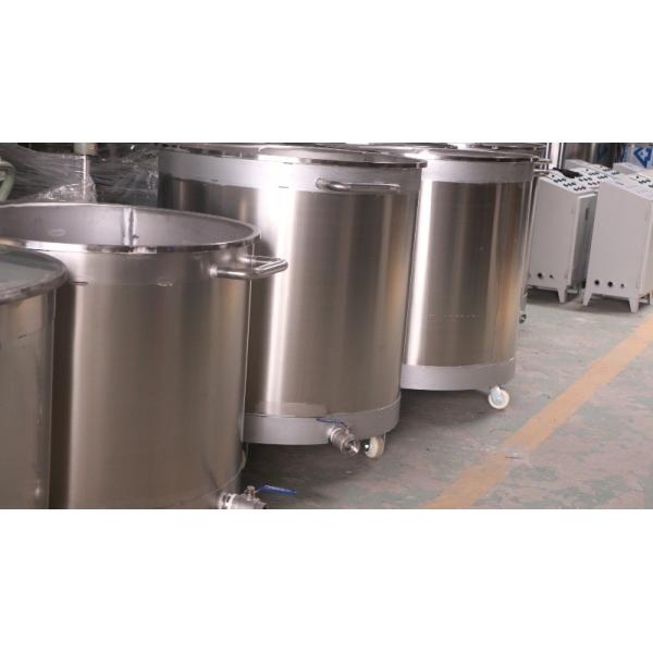 100L - 2000L Capacity 304 Stainless Steel Mixing Tank Storage Tanks / Vessels