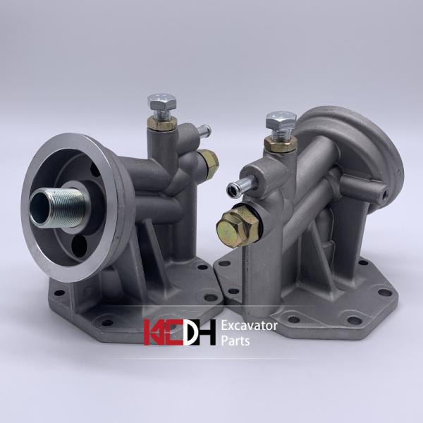 Основание 8-отверстия основания 1R0739 фильтра для масла частей 1R-0739 экскаватора  312D 315D 320C 320D 323D алюминиевое, соответствующее для воздуха f