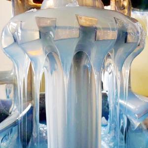 Colorless Transparent 8.5Mpa Fumed Silicone LFGB Silicone Rubber For Molding