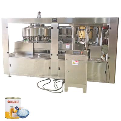 Fresh coconuts water canning machine coconut milk drink canned filling seaming machine labeling machine