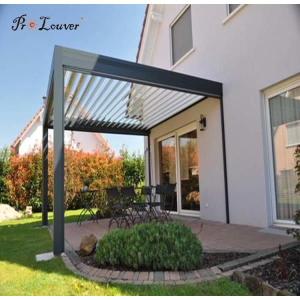 Custom Size Outdoor Pergola Louver,Waterproof Pergola,Opening Roof Louver