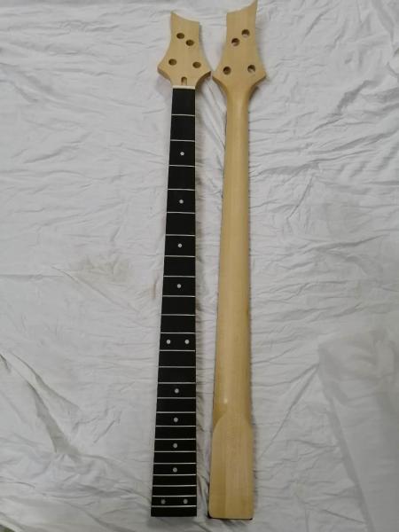 Custom Grand Paddle Guitar Headstock Unfinished Roasted Maple ST Guitar Neck Electric Acoustic Guitar Accept Kinds OEM