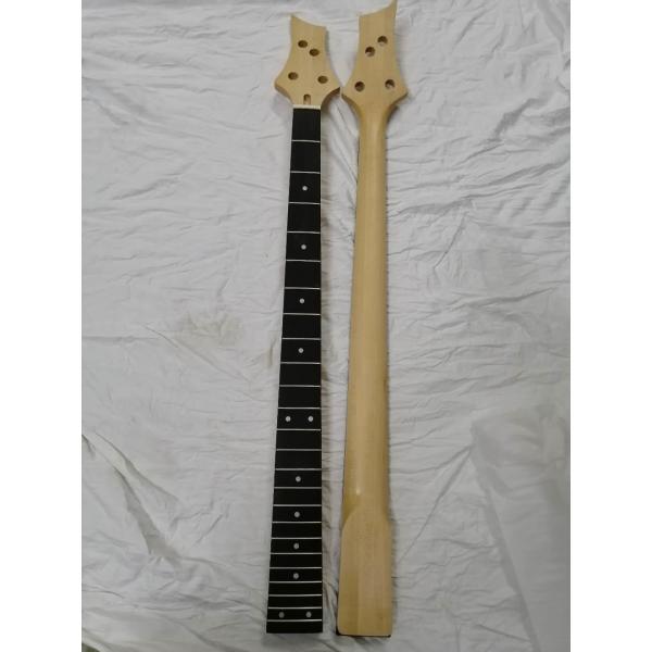 Custom Grand Paddle Guitar Headstock Unfinished Roasted Maple ST Guitar Neck Electric Acoustic Guitar Accept Kinds OEM