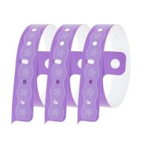 Bracelet en PVC résistant à l' eau, bracelets personnalisés pour les événements.