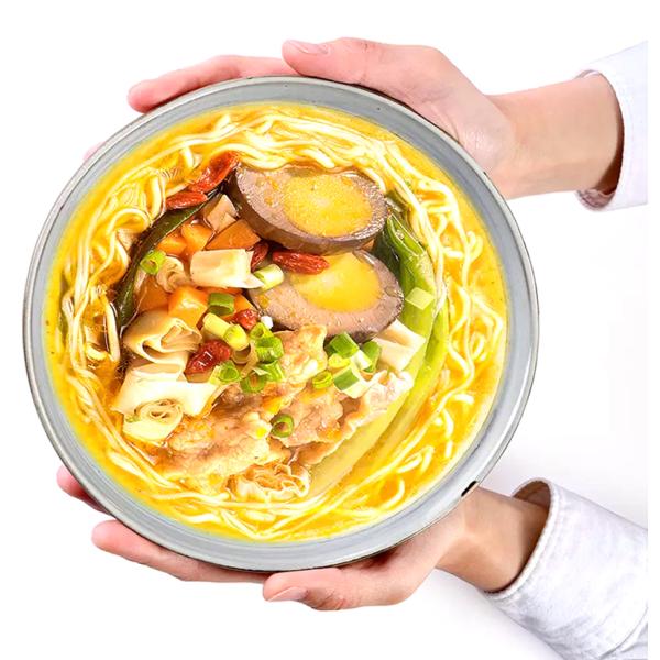 OEM Original Yellow Chinese Spicy Cup Instant Noodles Beef Flavor Oil Fried 183g*12