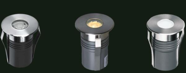 Stainless Steel LED Underground Light Outdoor With Optical Lens IP67 Φ55mm