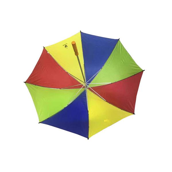 Personalized Light Compact Golf Umbrella Rainbow Color Strong Sturdy