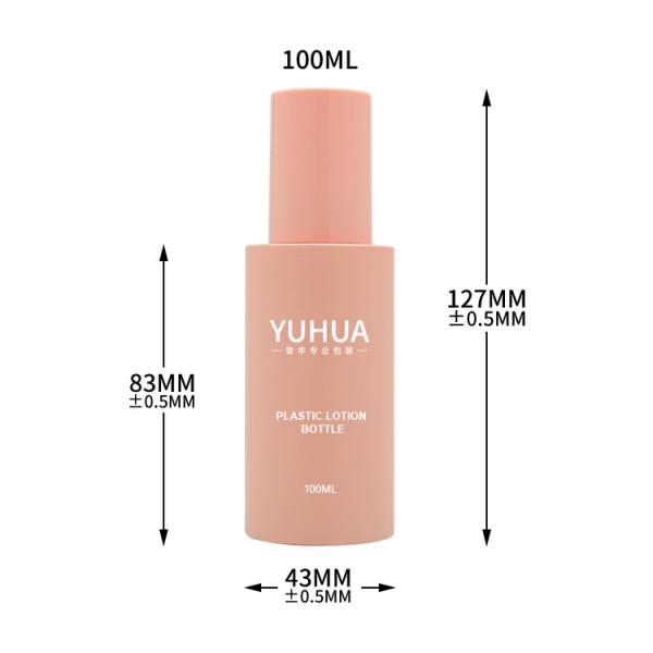 Cosmetic Packaging Spray 100ml Pump Bottle Empty Pink for Hand Sanitizer