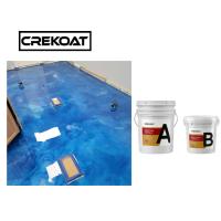 Plancher en béton métallique résistant UV de la résine 3d époxyde non toxique