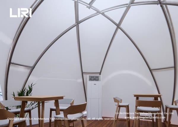 Double Layers 190T polyester Hexadome Tent Combines Open And Closed Forms