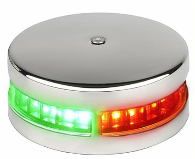 IP66 Waterproof DC 10V-30V Marine Grade LED Bi-Color Navigation Light for Boats