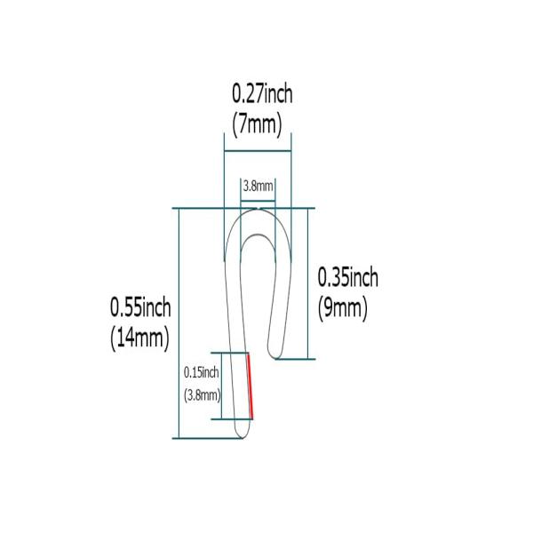 Décoration du bord du canal U en caoutchouc transparent Taille personnalisable pour des performances de scellement exceptionnelles