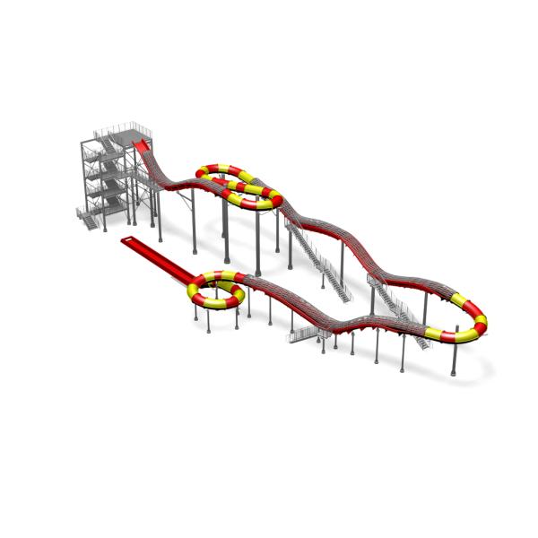 Водяной горки надувные трубы из ПВХ для водных горки