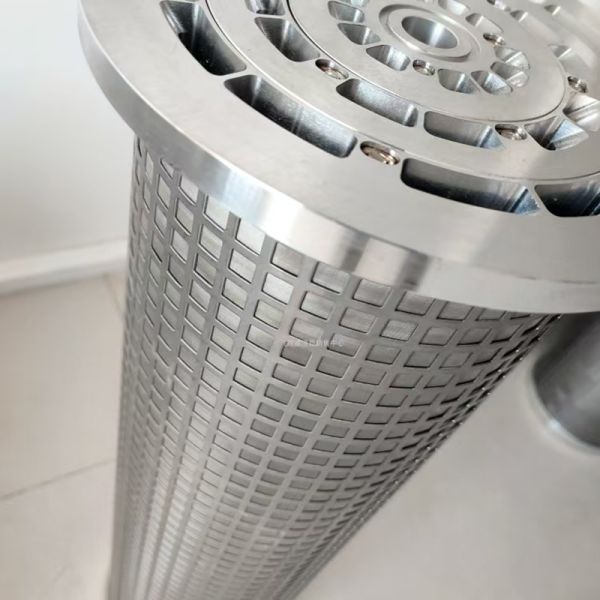 99% Parallel Wire Mesh Filter Element 25um Stainless Steel