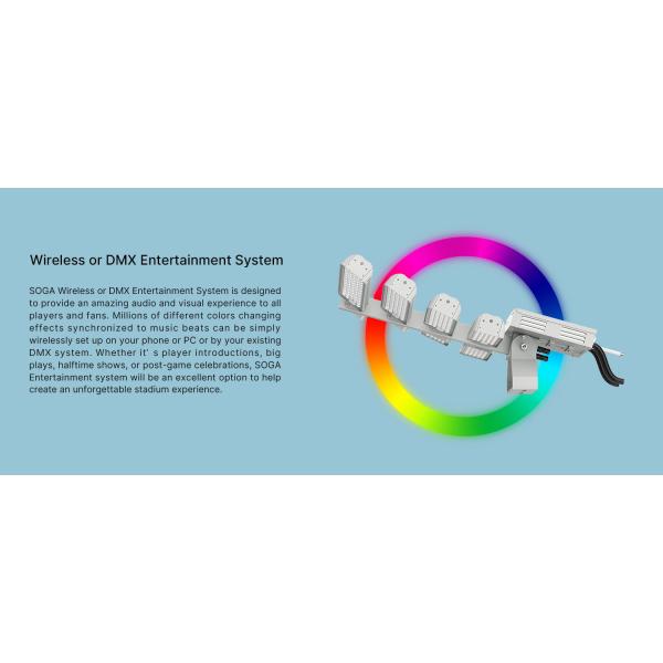 IK09 High Power LED Flood Light with AC90-305V Voltage and Die-casting Aluminum Housing