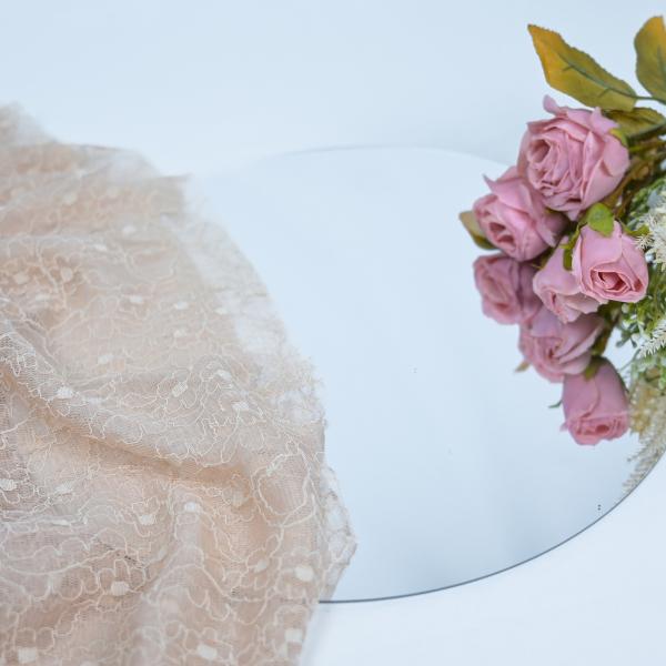 Вышивка ткани шнурка женского белья ширины 58 дюймов флористическая связыванная связала