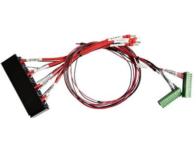 Arnês de fiação de robô isolado resistente a altas temperaturas vermelho 300V IP67 600mm