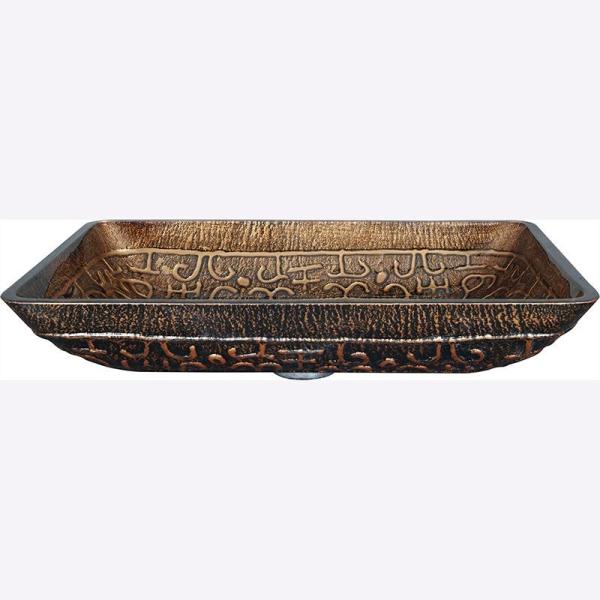 Large Rectangular Vessel Sinks Bathroom Hot Melt Hand Drawing