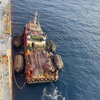 Dock Port Ship Floating 2m x 3.5m Pneumatic Rubber Fenders For STS Operation