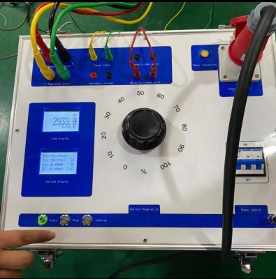 Primary Current Injection Test Set for Large Current Generator